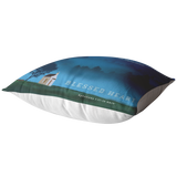 MeditateHealing.com Superior Broadcloth Fabric Throw Pillow Case