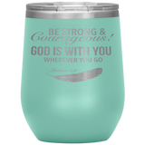 MeditateHealing.com Stainless Steel Vacuum Insulated Wine Tumbler