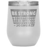 MeditateHealing.com Stainless Steel Vacuum Insulated Wine Tumbler