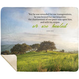 MeditateHealing.com | Bible Verses Premium Sherpa Mink Blanket