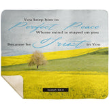 MeditateHealing.com | Bible Verses Premium Sherpa Mink Blanket