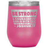 MeditateHealing.com Stainless Steel Vacuum Insulated Wine Tumbler