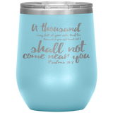 MeditateHealing.com Stainless Steel Vacuum Insulated Wine Tumbler