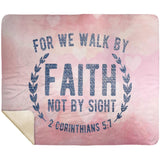 MeditateHealing.com | Bible Verses Premium Sherpa Mink Blanket