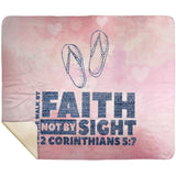 MeditateHealing.com | Bible Verses Premium Sherpa Mink Blanket