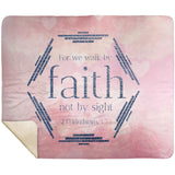 MeditateHealing.com | Bible Verses Premium Sherpa Mink Blanket