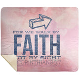 MeditateHealing.com | Bible Verses Premium Sherpa Mink Blanket