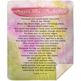 MeditateHealing.com | Bible Verses Premium Sherpa Mink Blanket