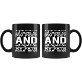 Bible Verses Black Mugs - Psalm 119:105 (Design 3) - Meditate Healing Christian Store