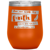 MeditateHealing.com Stainless Steel Vacuum Insulated Wine Tumbler