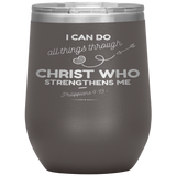 MeditateHealing.com Stainless Steel Vacuum Insulated Wine Tumbler