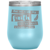 MeditateHealing.com Stainless Steel Vacuum Insulated Wine Tumbler