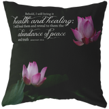 MeditateHealing.com | Superior Broadcloth Fabric Throw Pillow Case