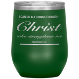 MeditateHealing.com Stainless Steel Vacuum Insulated Wine Tumbler