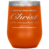 MeditateHealing.com Stainless Steel Vacuum Insulated Wine Tumbler