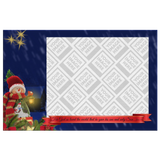 Personalized Christmas Framed Canvas Wall Art - For God So Loved The World ~John 3:16~ (Design: Snowman 2)