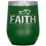 MeditateHealing.com Stainless Steel Vacuum Insulated Wine Tumbler