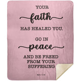 MeditateHealing.com | Bible Verses Premium Sherpa Mink Blanket