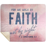 MeditateHealing.com | Bible Verses Premium Sherpa Mink Blanket