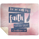 MeditateHealing.com | Bible Verses Premium Sherpa Mink Blanket