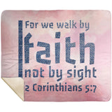 MeditateHealing.com | Bible Verses Premium Sherpa Mink Blanket