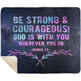 MeditateHealing.com | Bible Verses Premium Sherpa Mink Blanket