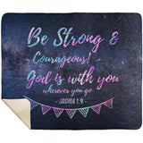 MeditateHealing.com | Bible Verses Premium Sherpa Mink Blanket
