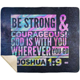 MeditateHealing.com | Bible Verses Premium Sherpa Mink Blanket