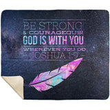 MeditateHealing.com | Bible Verses Premium Sherpa Mink Blanket