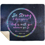 MeditateHealing.com | Bible Verses Premium Sherpa Mink Blanket