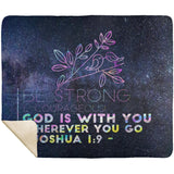 MeditateHealing.com | Bible Verses Premium Sherpa Mink Blanket