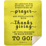 MeditateHealing.com | Bible Verses Premium Sherpa Mink Blanket
