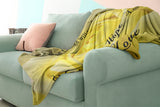Bible Verses Premium Sherpa Mink Blanket - Faith Hope Love ~1 Corinthians 13:13~