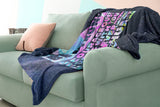 Bible Verses Premium Mink Sherpa Blanket - God Is With You ~Joshua 1:9~ Design 16