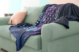 Bible Verses Premium Mink Sherpa Blanket - God Is With You ~Joshua 1:9~ Design 1