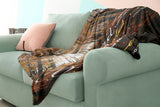 Bible Verses Premium Sherpa Mink Blanket - O Lord My God, You Healed Me ~Psalm 30:2~