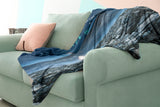 Bible Verses Premium Sherpa Mink Blanket - Casting Your Care Upon Him ~1 Peter 5:7~