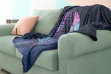 Bible Verses Premium Mink Sherpa Blanket - God Is With You ~Joshua 1:9~ Design 17