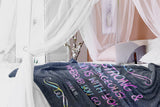 Bible Verses Premium Mink Sherpa Blanket - God Is With You ~Joshua 1:9~ Design 5