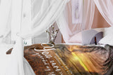 Bible Verses Premium Sherpa Mink Blanket - You Granted Me Life And Favor ~Job 10:12~