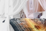 Bible Verses Premium Sherpa Mink Blanket - His Grace Gave Us Eternal Comfort ~2 Thessalonians 2:16-17~