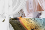 Bible Verses Premium Sherpa Mink Blanket - God Is With You Wherever You Go ~Joshua 1:9~