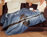 Bible Verses Premium Mink Sherpa Blanket - Fear Not For I Am With You ~Isaiah 41:10~