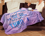 Bible Verses Premium Mink Sherpa Blanket - Lead Me To The Rock ~Psalm 61:2~ Design 6