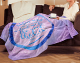 Bible Verses Premium Mink Sherpa Blanket - Lead Me To The Rock ~Psalm 61:2~ Design 15