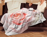 Bible Verses  Premium Sherpa Mink Blanket - Lord Make Me Dwell In Safety ~Psalm 4:8~