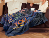 Bible Verses Premium Mink Sherpa Blanket - It Shall Not Come Near You ~Psalm 91:7~ Design 8