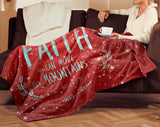 Bible Verses Premium Mink Sherpa Blanket - Faith Move Mountains ~Matthew 17:20~ Design 9