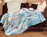 Bible Verses Premium Mink Sherpa Blanket - God Is The Strength Of My Heart Forever ~Psalm 73:26~ Design 14