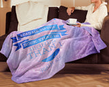 Bible Verses Premium Mink Sherpa Blanket - Lead Me To The Rock ~Psalm 61:2~ Design 13